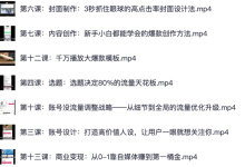 AI短视频与自媒体变现全套实战课下载 起号运营搞钱指南-盒子资源网