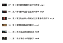 豆包+即梦+剪映AI视频制作实战全套课程下载-短视频自媒体搞钱攻略-盒子资源网