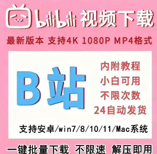 B站视频一键批量下载工具下载