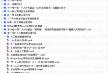 价值6998元李一舟全套课程大合集免费下载-89.5GB全网下架绝版干货-盒子资源网